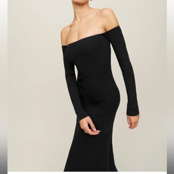 NWT Reformation Symone Cotton Sweater Dress size Large - Picture 2 of 7